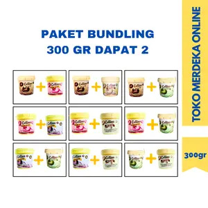 (2 PCS) PAKET COLLINS Dip glaze 300 Gram tiramizu cokelat milk taro matcha strawberry Choco Chocolate Food Snack Coklat Susu