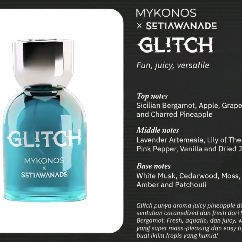 [DECANT] Mykonos Glitch X Ade Setiawan Extrait de Parfum 100% Original Tersedia 2, 5, 10ML 2