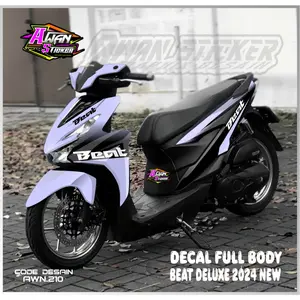 COD) TERBARU Decal Sticker Honda Beat NEW 2024 Smart Key /STREET Remote Full body -AWN.210