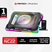 Gambar Fantech Cooling Pad RGB NC22 Notebook Cooler with Phone Holder Adjustable Fan Speed up to 14kg 19 inch laptop gaming - NC22 BLACK dari Fantech Official Store Kota Administrasi Jakarta Barat 1 Tokopedia