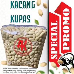 1 KG KACANG KUPAS PREMIUM KACANG KUPAS SEDANG