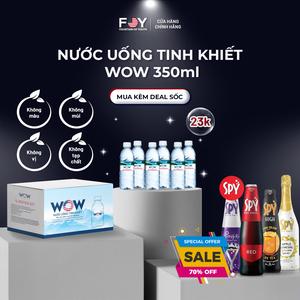Lốc 6 Chai Nước tinh khiết WOW loại 350ml