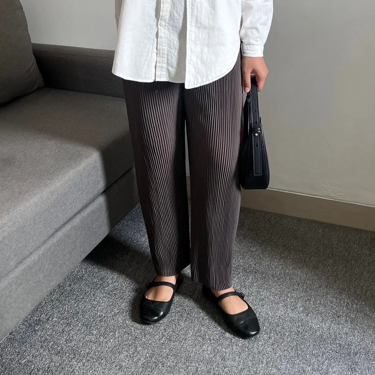 Cottona - Kala Pleated Pencil Pants - Pleats Pants -  Celana Plisket Pencil