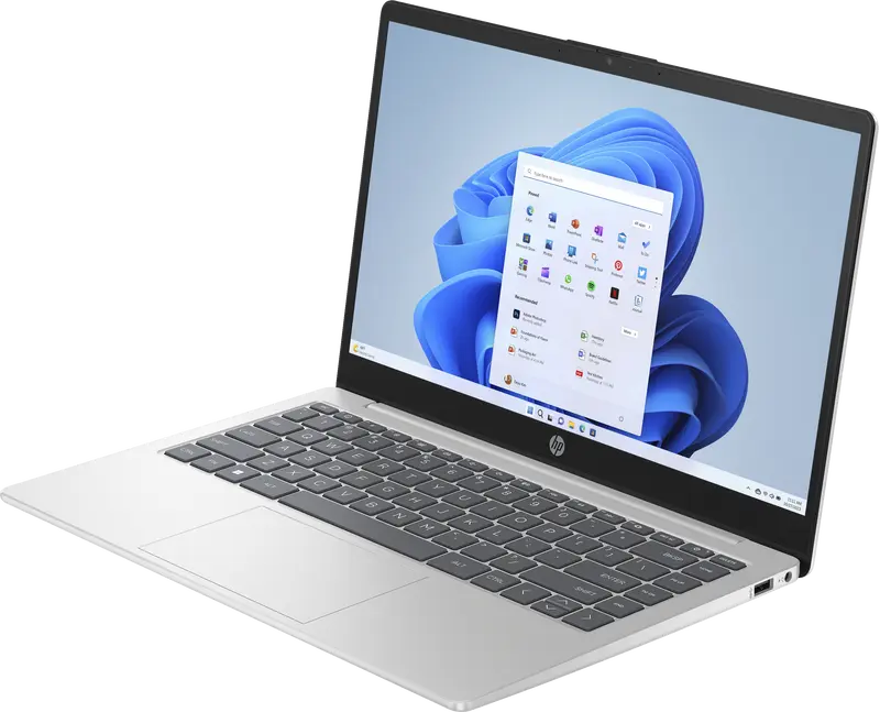 Laptop HP Athlon Silver 7120U Radeon 8GB RAM 512GB SSD Silver Gold Windows 11 Home 14 Inch AMD Garansi 2 Tahun Official 1