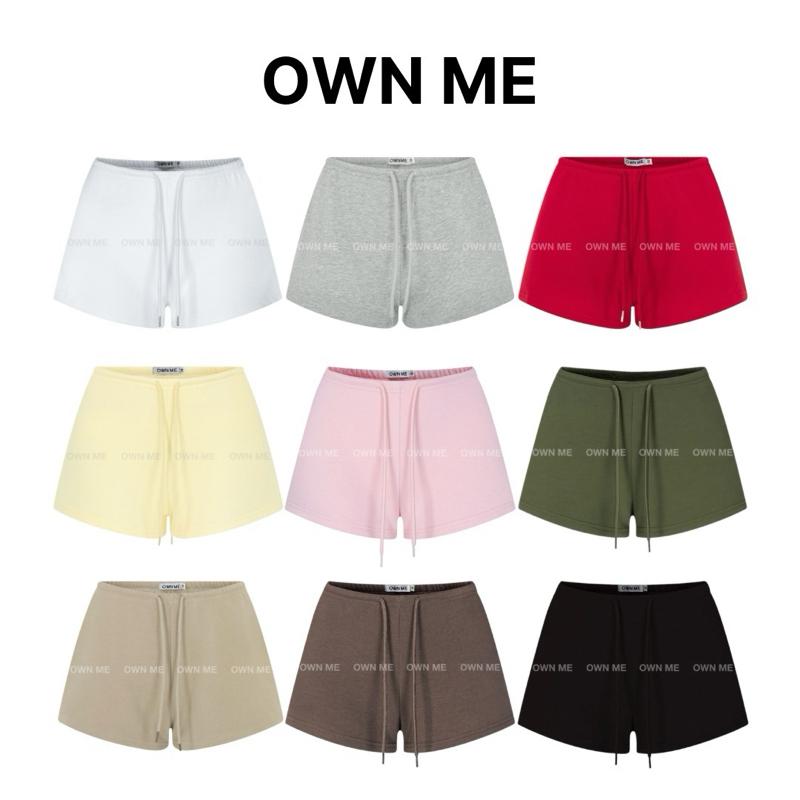 Quần Đùi Nữ Form Ôm Cạp Thun Nhỏ Dây Rút - OWN ME