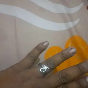 Ozborn Cincin berbentuk kunci pas Retro pria, aksesori ornamen perhiasan Untuk pemakaian sehari-hari, cincin dapat disesuaikan terbuka 925 Perak