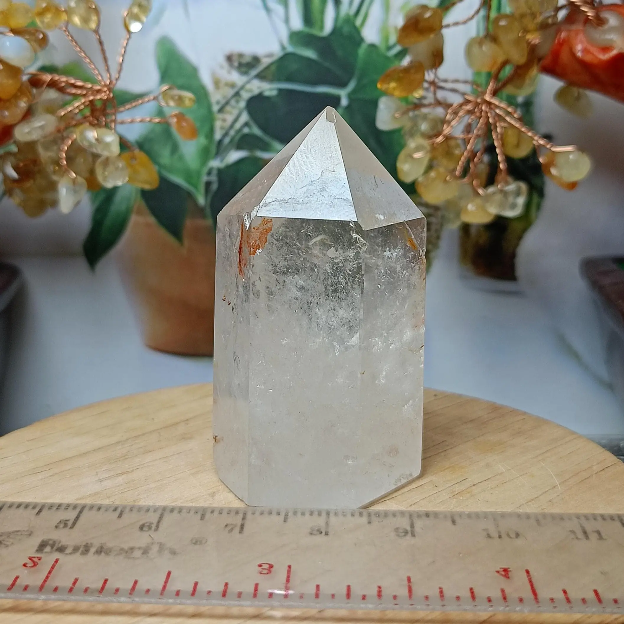 Batu Natural Tower Clear Quartz (32) Asli batu alam