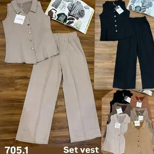 oneset vest celana/Korean style/setelan celana