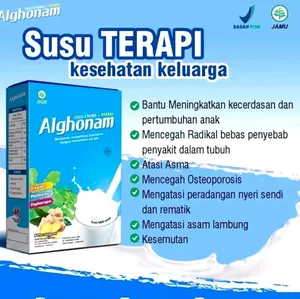 ALGHONAM susu kambing etawa plus herbal low sugar 200g Dairy Milk