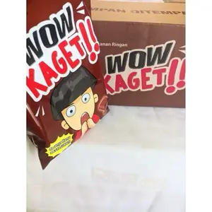 WOW KAGET SNACK BERHADIAH 1 RENTENG ISI 10 PCS (BILA BERUNTUNG)