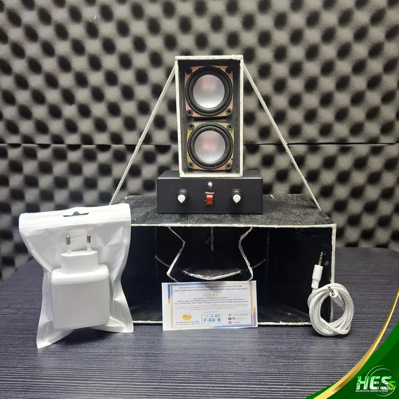 miniatur sound horeg karnaval kontes box cla double paket komplit siap ceksound 4