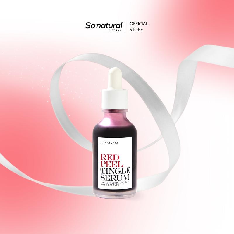   Long Chun x So Natural   35ML  Serum Tinh Chất Red Peel So Natural - Peel Da Lành Tính Đào Th.ả.i Tế Bào Ch.ết & Làm Sáng Không B.o.ng Tr.ó.c 