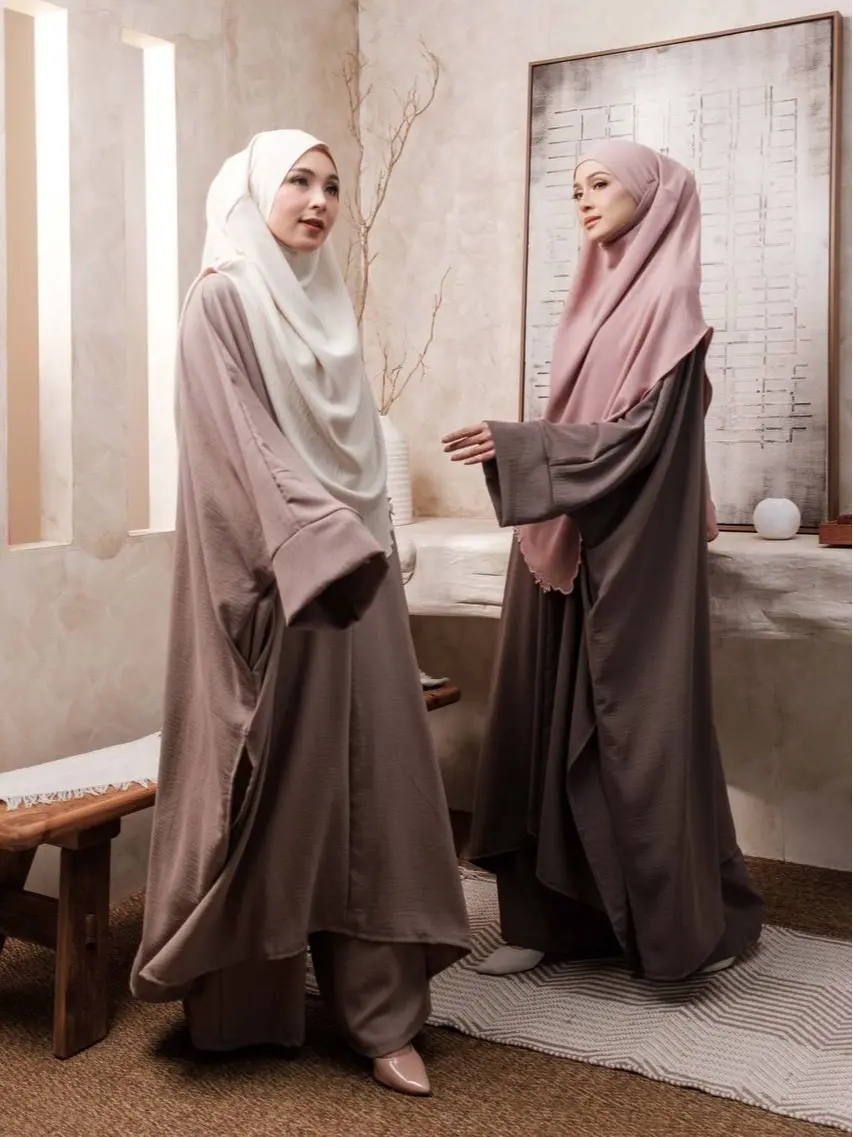 Nora Crinkle Batwing Pant Suit
