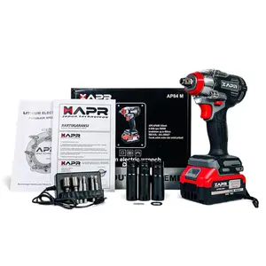 Impact Wrench Cordless AP84M 550NM Mesin Pembuka Baut Roda CVT
