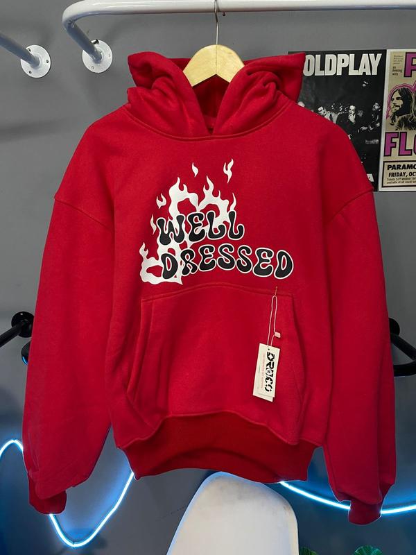 Hoodie Boxy Well Dressed Print Foaming And Gliter Aksen DRN x MON design 4