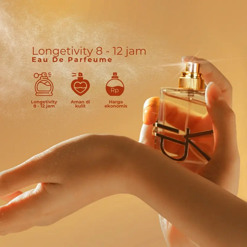Maiden Anna FREE EDP Parfume Wanita Tahan Lama Wangi Elegance Manis Segar Ringan vanilla tidak mengandung keduanya Perfume 5