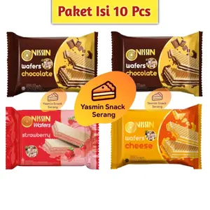 Nissin wafer 42 gram 10pcs Snack