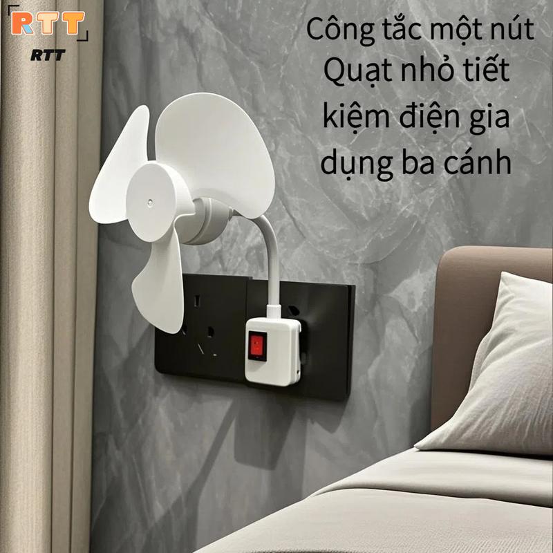  Quạt làm mát 3 cánh E27 hiện đại nhỏ gọn có phích cắm cho ký túc xá sinh viên văn phòng quạt làm mát nhỏ máy quạt Tiết kiệm năng lượng tại nhà 