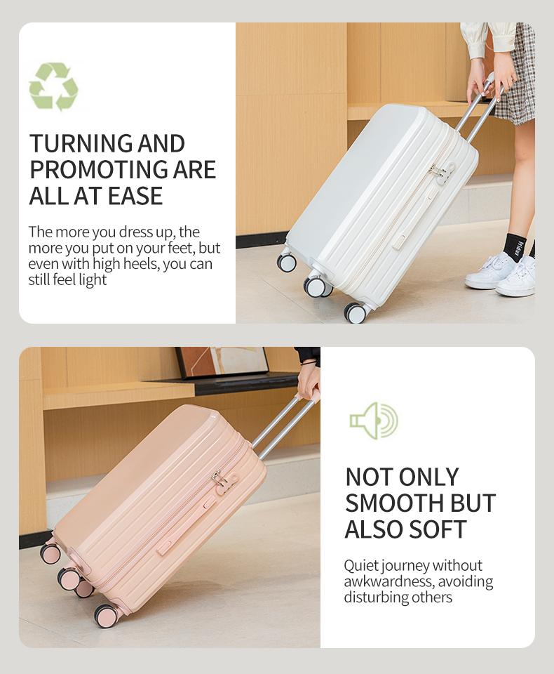 998 High-Fashion Bestseller Luggage: Combination Lock Carry-On Suitcase, Travel Case, Hard-Shell Trolley