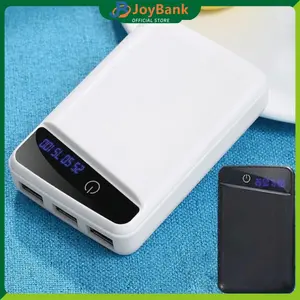 Casing Powerbank DIY 3x18650 Modul Power Bank LCD Display 3 Port USB untuk Pembuatan Powerbank Kustom Alat Elektronik DIY Powerbank Case