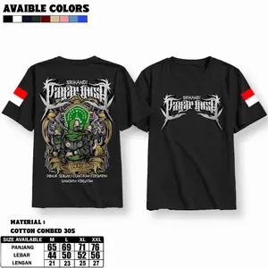 Pagar Nusa Srikandi Distro T-shirt Kaos Unisex Cotton Combed 30S Sablon DTF HD Digital Printing Bahan Adem Nyaman Variasi Warna Banyak Terbaru untuk Pria & Wanita Model Unisex Kualitas Terbaik