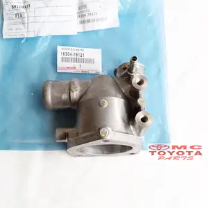 Water Outlet Rumah Thermostat Dyna Saurus Hino Dutro 110 115 125 130 HT Original Toyota 16304-78121 Cover Tutup Rumah Thermostat Termostat Outer Housing Water Outlet Radiator Dynasaurus