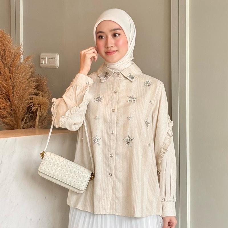 Divva Blouse By kananum - Bahan soft linen 2