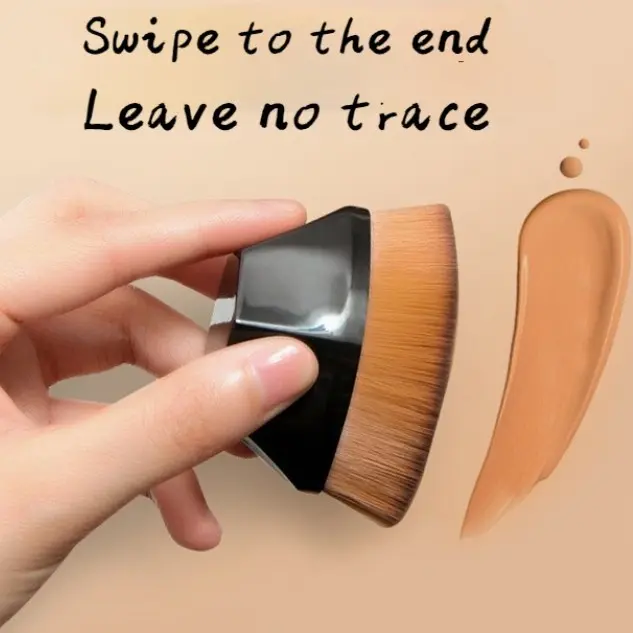 NO.55 Magic Foundation Makeup Brush - Fast & Evenly Portable Makeup Cosmetic Tool With Storage
