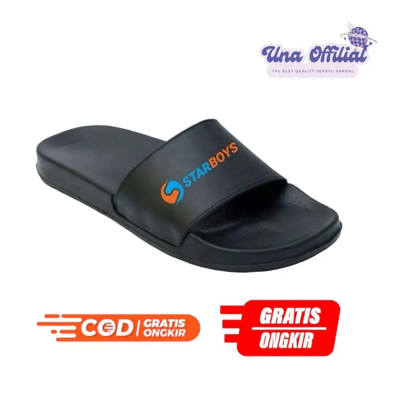 Sandal Slide Upper Pria Sandal Slop Distro Viral Tahan Air Anti Licin