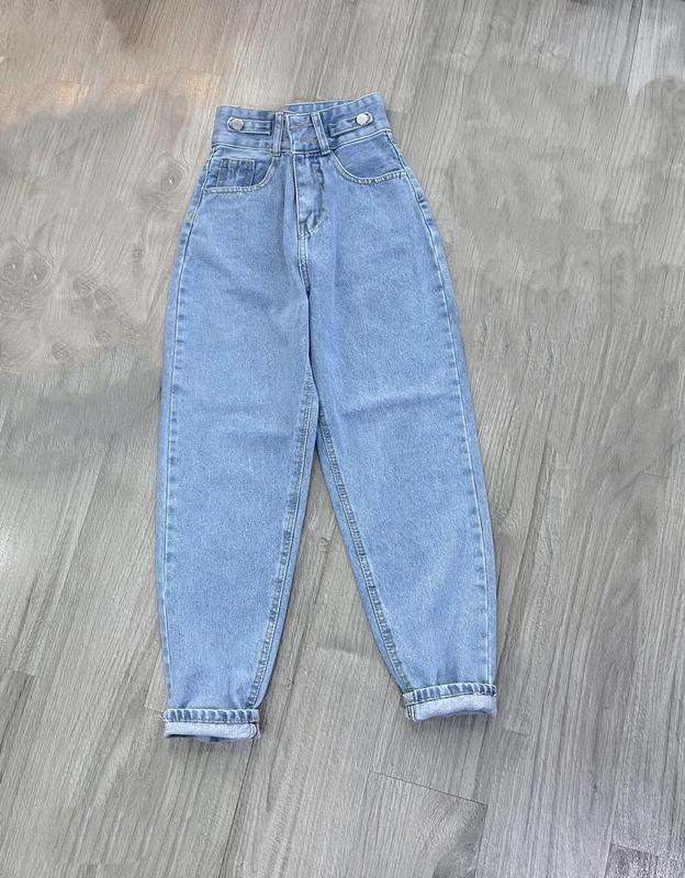 QUẦN baggy JEANS NỮ 493 quần bò nữ rách cả tính phong cách hàn quốc . skinny cạp cao                                       . Cotton Thông thường Pants Navy