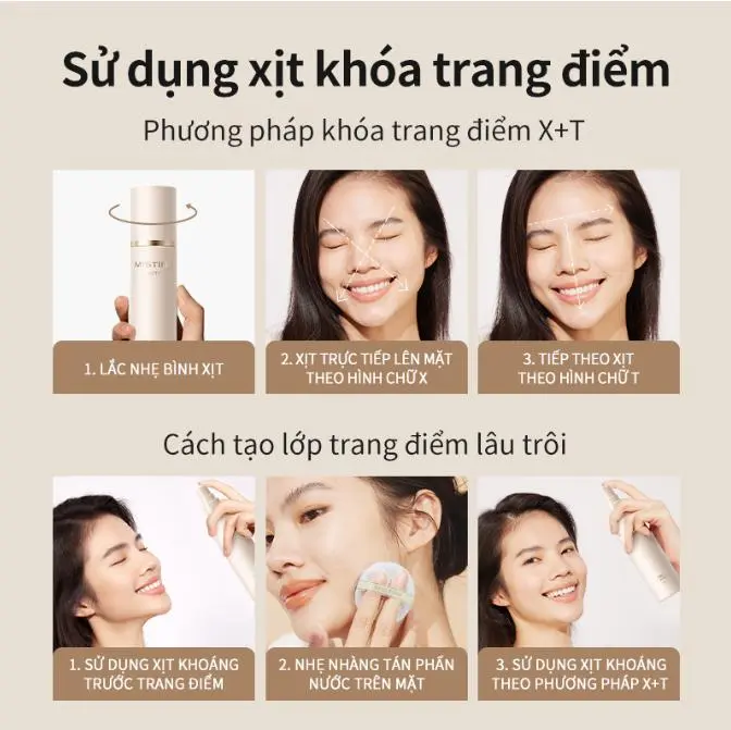 [DEAL SỐC - LIVE] MISTINE Xịt Khoá Nền Kiểm Soát Dầu Lâu Trôi 100ml (Da Khô/Da Dầu) | BigBuy360 - bigbuy360.vn
