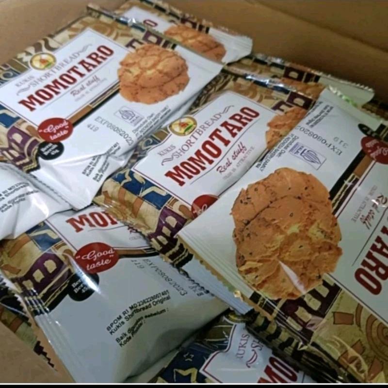 PAKET 10 pcs MOMOTARO kue cookies shortbread  Food  Biskuit Coklat Camilan Makanan Kelapa Snack Cemilan 3
