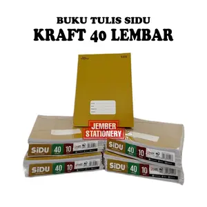 (10buku) Buku Tulis SIDU Kraft 40 Lembar