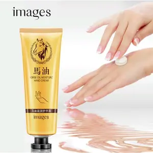 Krim Pelembab Tangan Horse Oil untuk Mencerahkan dan Melembutkan Kulit Kasar dan Kering - Berminyak, Vitamin, Aging Hand Mengencangkan