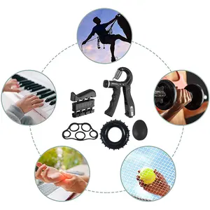 Spring Hand Grip Finger Power Mechanical Counting 5in1