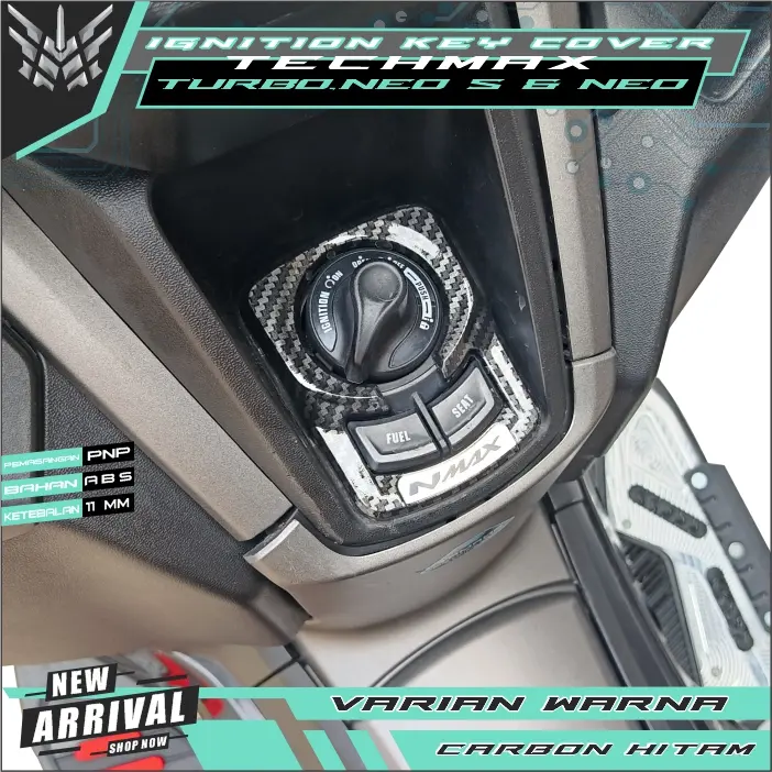 Misoka Ignition key Cover Techmax,Turbo,Neo s dan Neo PLASTIK ABS banyak pilihan warna Motorcycle