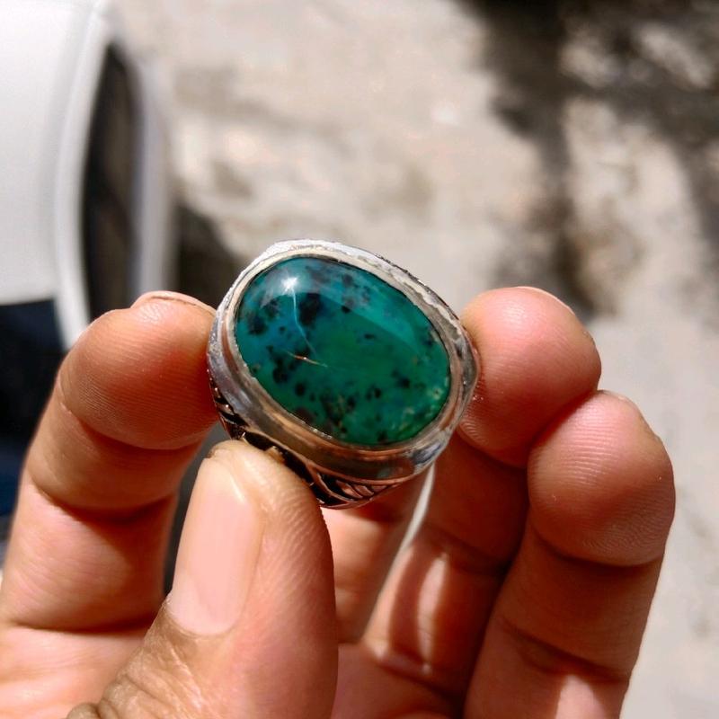 Cincin Akik Bacan Doko Totol Coklat Encer - Model Baru 3