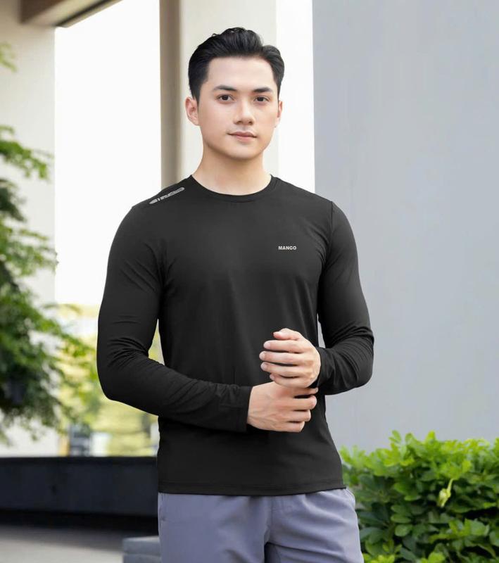 Combo 3 áo - combo 4 áo thun dài tay giữ nhiệt nam 45-95kg,chất thun lạnh mềm mịn mát thấm hút mồ hôi-Menswear