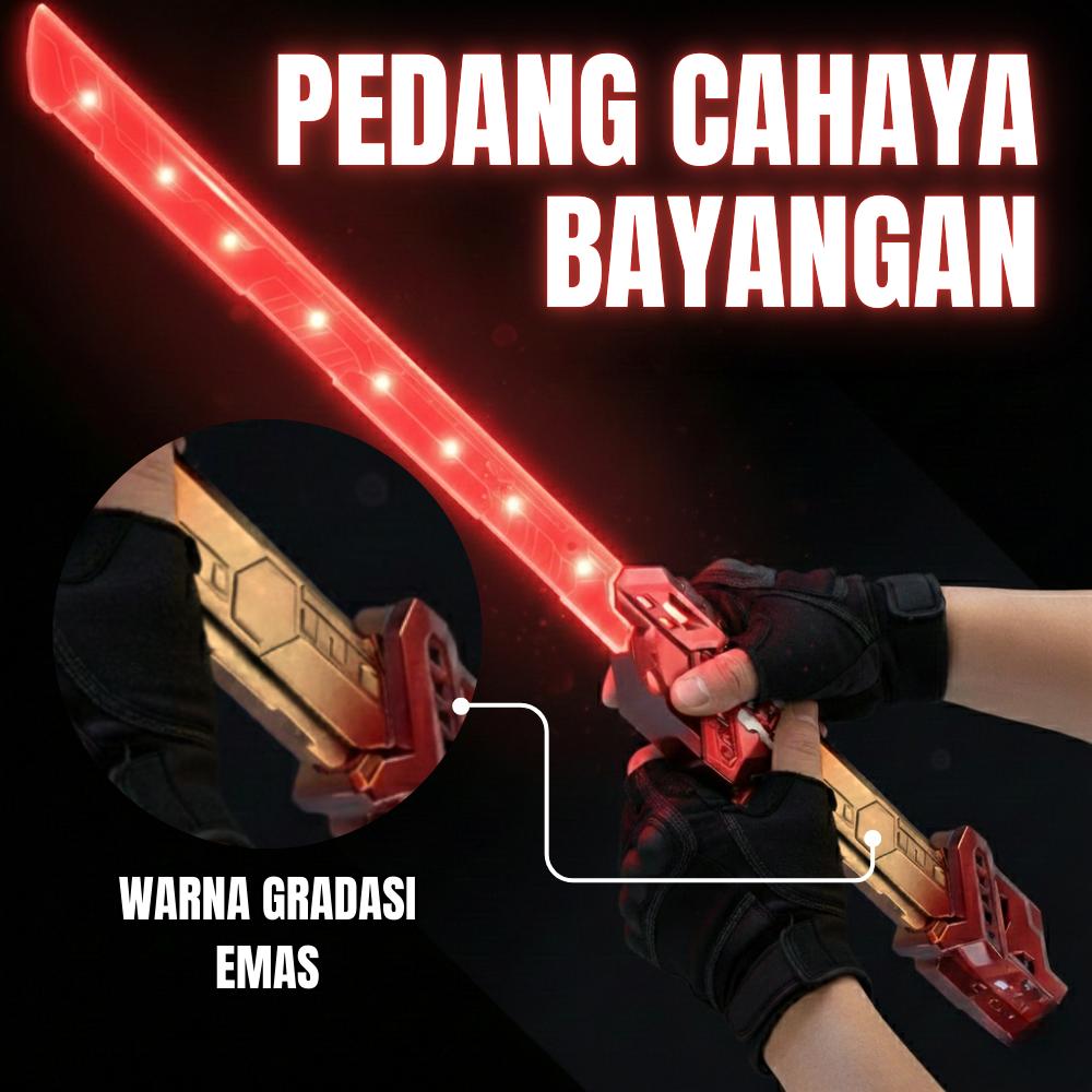 「OCTOMALL」SNI Mainan lightsaber anak, pedang laser LED 6 warna, pedang cahaya double blade, bisa diperpanjang teleskopik, dengan efek suara keren, USB charging, cocok untuk hadiah anak & cosplay
