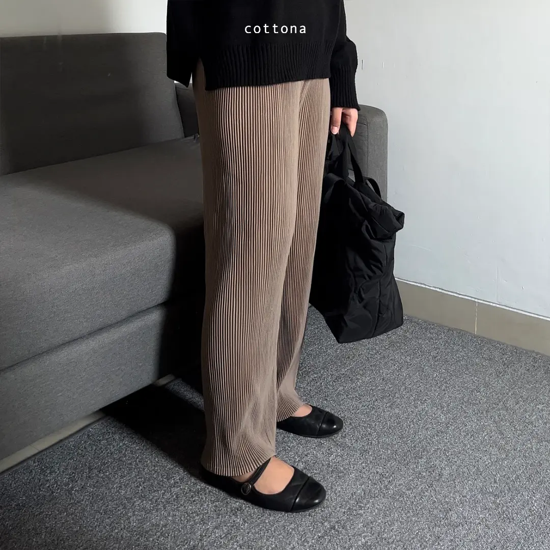 Cottona - Maja Pleated Pants - Pleated Kulot - Pleats Pants - Celana Plisket - Kulot Plisket