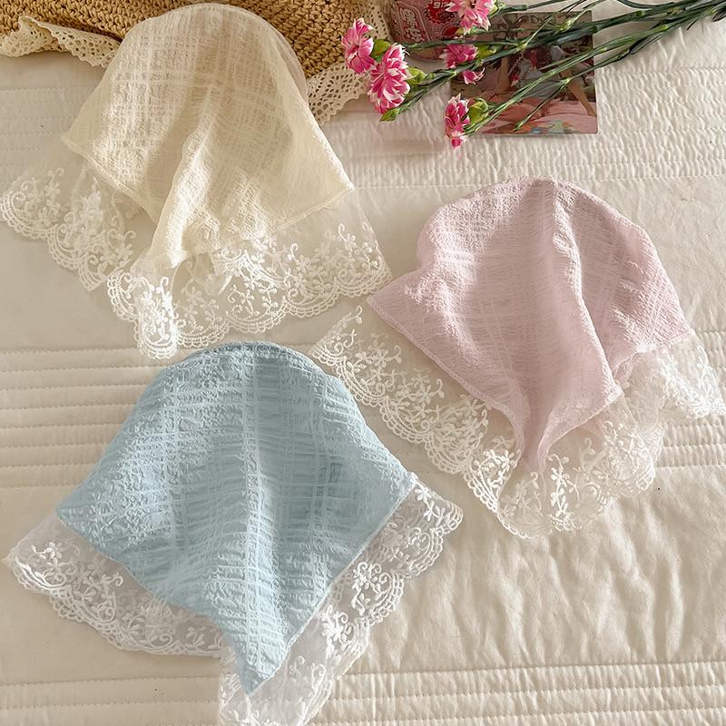 Town Shell - Bando Raw Lace Korean Head Band / Bandana Kain / Bando Kekinian / scarf 5