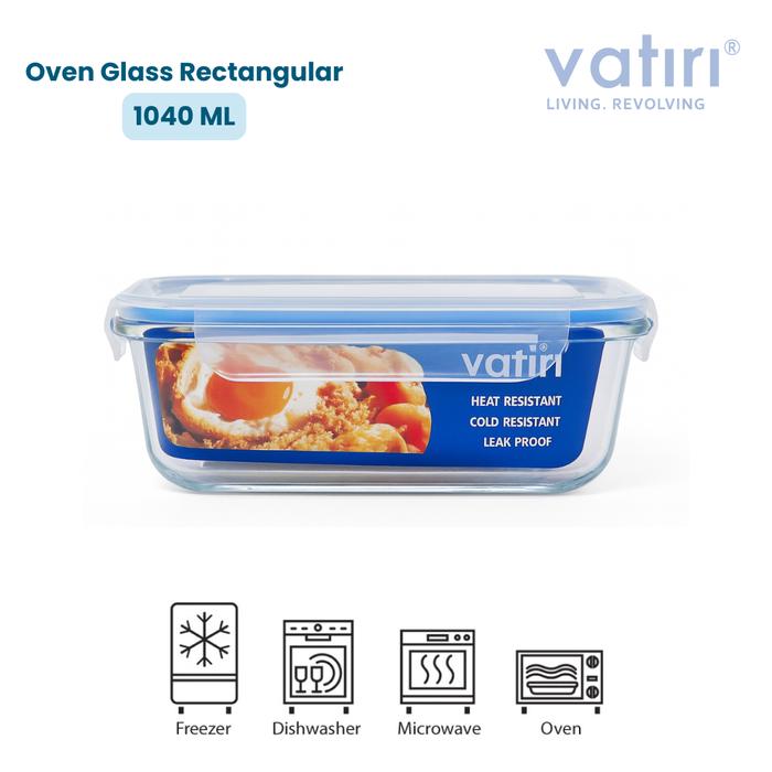 Gambar Vatiri Oven Glass Wadah Makan Microwave 1040 ml Rectangular - Tempat Makan Kaca Serbaguna PL1040YG dari VATIRI HOME STORE Kota Administrasi Jakarta Pusat Tokopedia