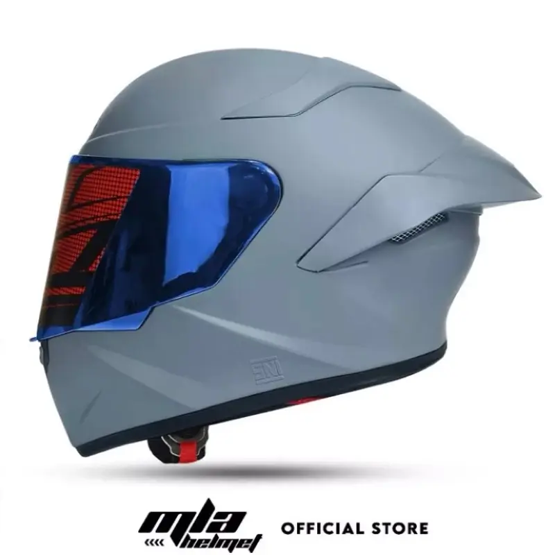 ￼Helm Full face Ttc Polos MLA Hitam Doft Paket Ganteng || Helm Kbr full Face model Tt course || Motorcycle 2