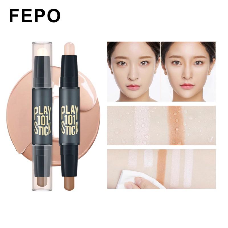 FEPO Kem bắt sáng và tạo khối  dạng thỏi 2 trong 1 giúp che khuyết điểm nâng cơ mặt lâu trôi 25g