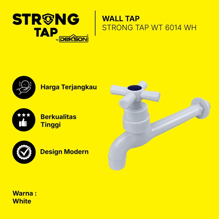Gambar STRONG TAP Kran Air Tembok Leher Panjang Taman Wudhu Kamar Mandi Cuci Tangan WT 6014 dari Strong Hardware Shop Kota Tangerang Tokopedia