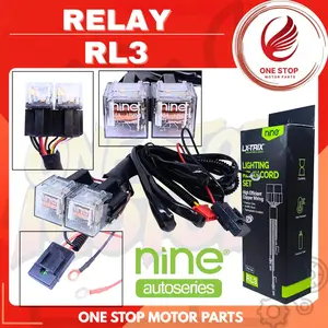 RELAY SET RL3 RL5 LAMPU TEMBAK MOBIL & MOTOR ORIGINAL ORI ASLI NINE
