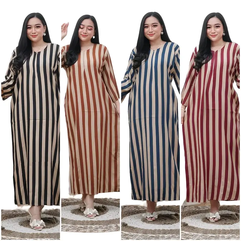 PAKET Daster salur jumbo lengan 3/4 100 rb 3 pcs Daster busui bahan adem Bumil 0