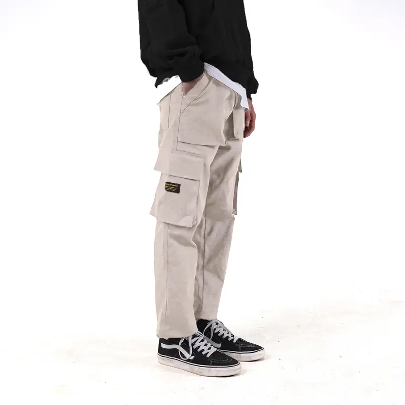 House of Smith Cargo Long Pants New Carmith Cream - Celana Cargo Panjang Pria 2