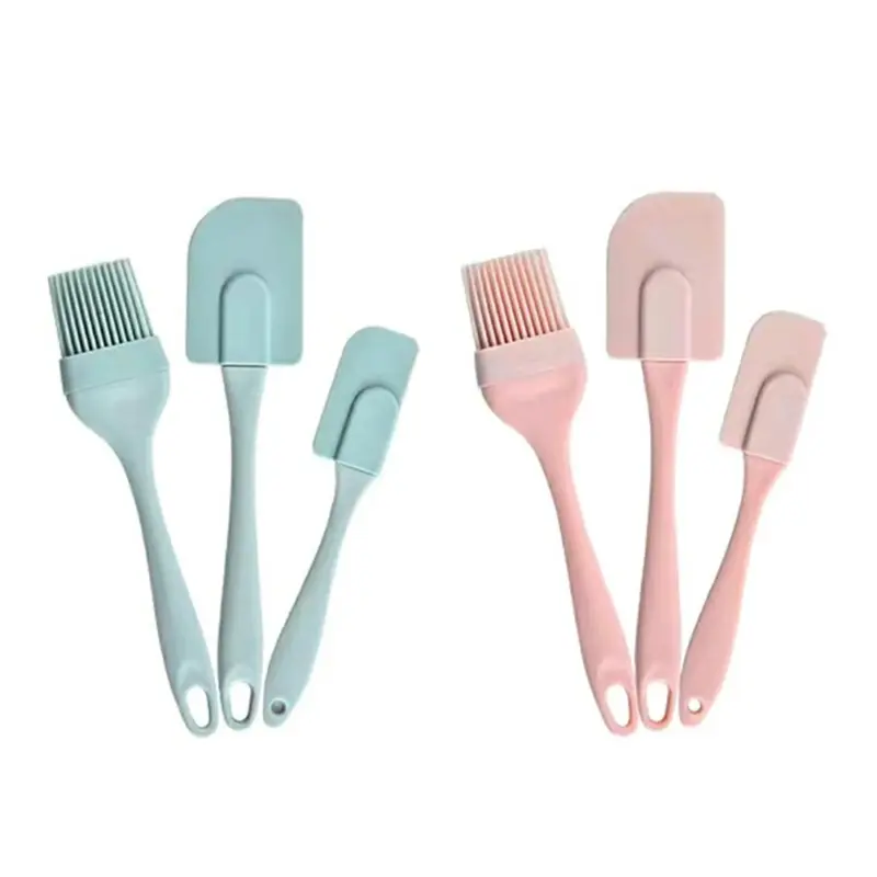 Spatula set silicone isi 3 pcs/Alat baking 1 set isi 3 pcs/ Peralatan backing bahan Silikon 0