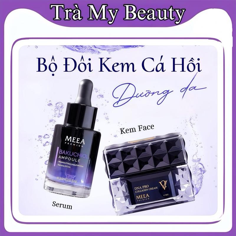 COMBO FACE CÁ HỒI LỚN 30GR ( Kem Face + Tinh Chất ) - MEEA - Dung tích 30m